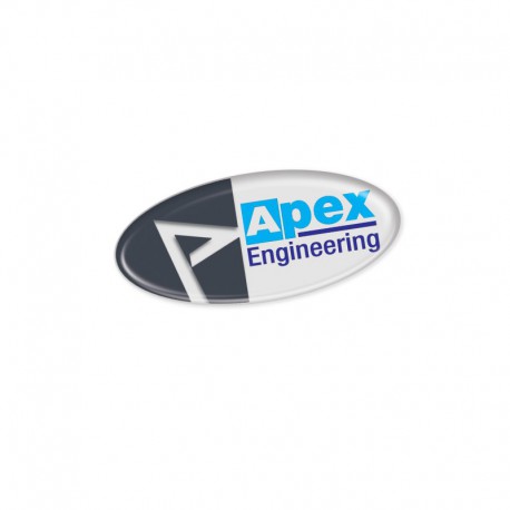 Toys, Games & Novelties - Resin Coated Labels 55 x 24mm - Oval