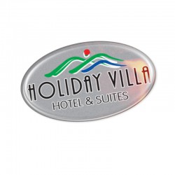 Toys, Games & Novelties - Resin Coated Labels 74 x 43mm Oval