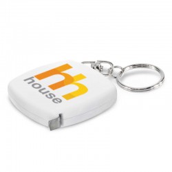 Printed Keyrings - Tape Measure Key Ring