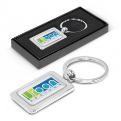 Metal Keyrings - Rectangular Metal Key Ring