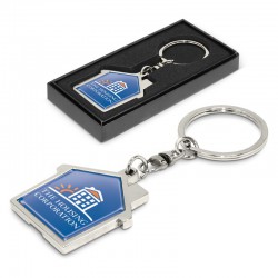 Metal Keyrings - House Metal Key Ring
