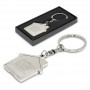 Metal Keyrings - House Metal Key Ring