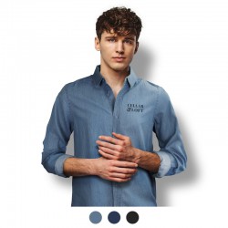 Men's Corporate Shirts - TRENDSWEAR Chester Mens Denim Shirt