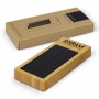 Custom Printed Lanyards - Bamboo Solar Power Bank AUS