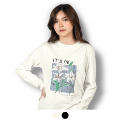 Ladies Promotional T Shirts - TRENDSWEAR Harlow Womens Long Sleeve Crew