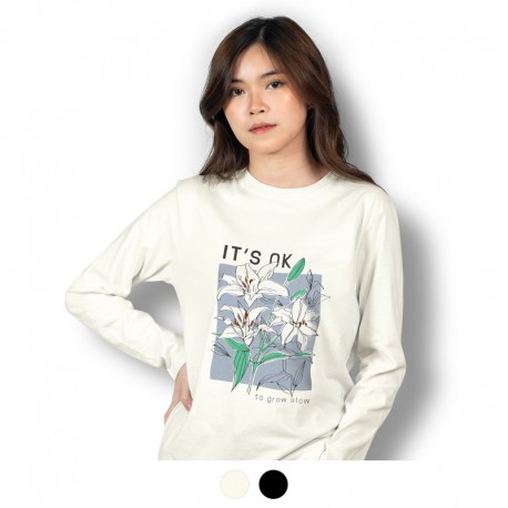 Ladies Promotional T Shirts - TRENDSWEAR Harlow Womens Long Sleeve Crew