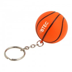 Stress Key Rings - Stress Basketball Key Ring