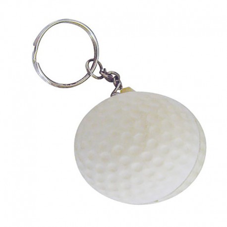 Stress Key Rings - Stress Golf Ball Key Ring