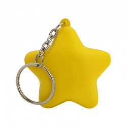 Stress Key Rings - Stress Star Key Ring