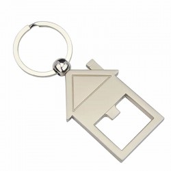 Metal Keyrings - House Bottle Opener Key Ring