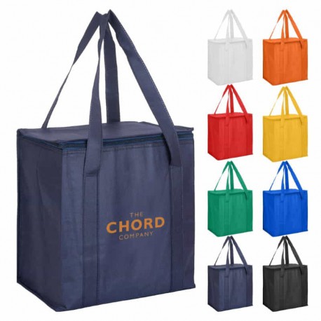 Non Woven Bags - Non Woven Cooler Bag with Zipped Lid