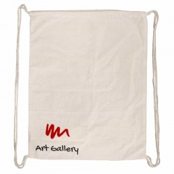 Cotton & Calico Tote Bags - Calico Library Bag - Drawstrings