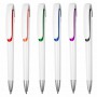 Plastic Promotional Pens - Tahlia White Plastic Pen