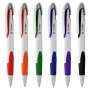 Plastic Promotional Pens - Keely White Plastic Pen