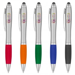 Plastic Promotional Pens - Stylus Pizzaz - Plastic Pen