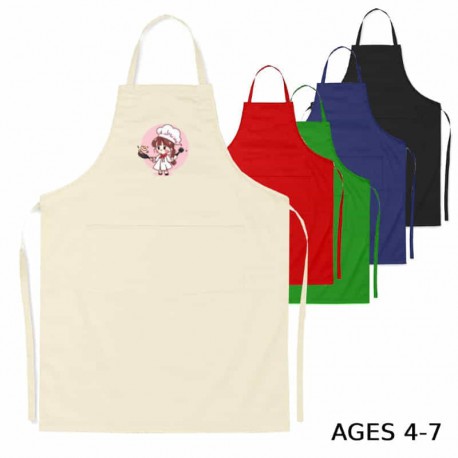 Aprons - Junior Cotton Apron (age 4-7)