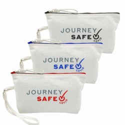 Toiletry Bags - Canvas Cosmetic Bag