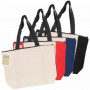 Cotton & Calico Tote Bags - Colouring Calico Zip Shopper