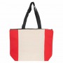 Cotton & Calico Tote Bags - Colouring Calico Zip Shopper