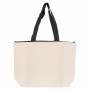 Cotton & Calico Tote Bags - Colouring Calico Zip Shopper