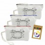 Cotton & Calico Tote Bags - Colouring Canvas Cosmetic Bag