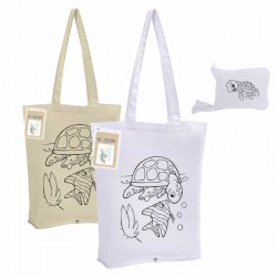 Cotton & Calico Tote Bags - Colouring Foldable Calico Bag