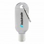Hand Sanitisers - 30ml Gel Hand Sanitiser with Carabiner