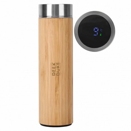 Drink Bottles - Metal - Duke Smart Bamboo Drink Bottle 500ml