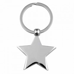 Metal Keyrings - Star Key Ring