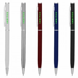 Metal Promotional Pens - Berlino Metal Silver Metal Pen