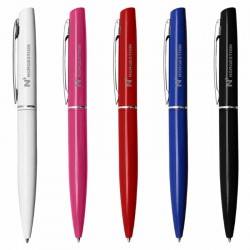Metal Promotional Pens - Metro Ring Metal Pen
