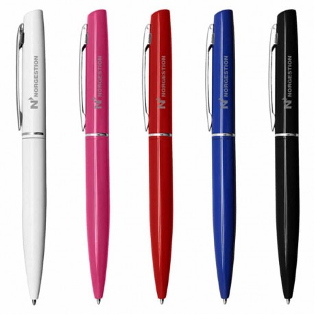Metal Promotional Pens - Metro Ring Metal Pen