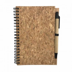 Promotional Journals & Noteboooks - Fatino Cork Notebook B6