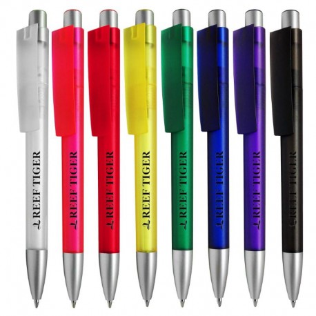 Plastic Promotional Pens - Eurotech - Ice Plastic Pen