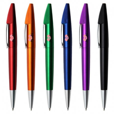 Plastic Promotional Pens - Shark Metallic Plastic Pen