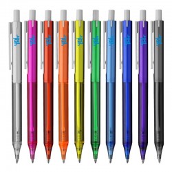 Plastic Promotional Pens - York Trans Plastic Pen