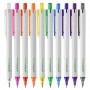 Plastic Promotional Pens - York White Plastic Pen