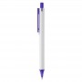 Plastic Promotional Pens - York White Plastic Pen