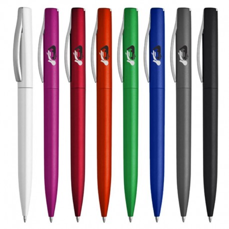 Plastic Promotional Pens - Banko Metallic Plastic Pen