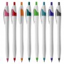 Plastic Promotional Pens - Oracle White Plastic Pen