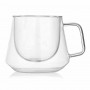 Reusable Coffee Cups - Glass - Diamond Glass Coffee Cup 230ml