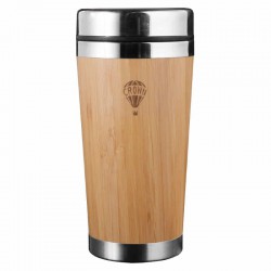 Stainless Steel Mugs - Jackson Bamboo Mug 350ml