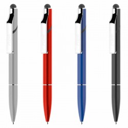 Stylus Pens - Stylus Metal Pen I-Stand Twist