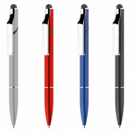 Stylus Metal Pen I-Stand Twist