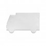 Printed Mint Cards - Truck Shape Mint Card