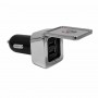 Phone & Tablet Chargers - Dual Square Metal Car Charger