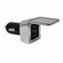 Phone & Tablet Chargers - Dual Square Metal Car Charger