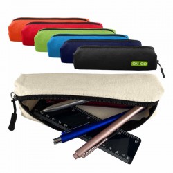 Pencil Cases - Canvas Tube Pencil Case