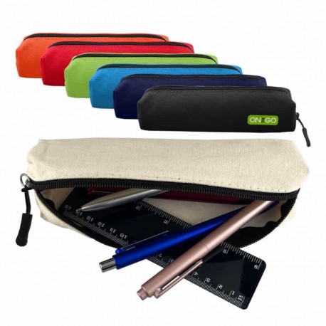 Pencil Cases - Canvas Tube Pencil Case
