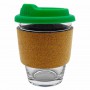 Carlo Glass Coffee Cup - Cork Band 340ml